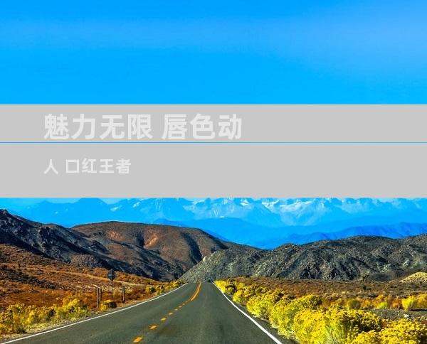 魅力无限 唇色动人 口红王者